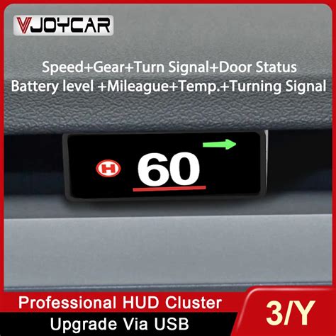 Vjoycar Mini Veloc Metro Hud Para Coche Pantalla Digital Para