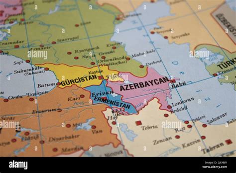 A Map of Caucasia Stock Photo - Alamy