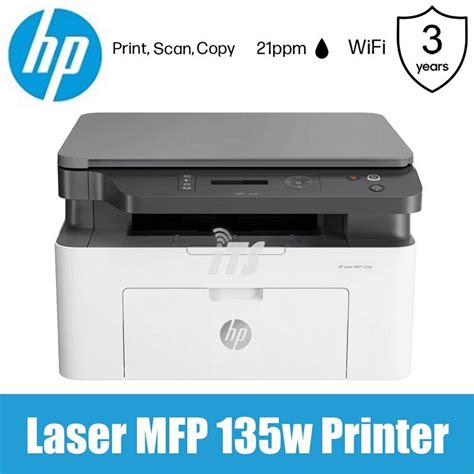 Hp Laser Mfp 135w Laser Printer Printscancopywireless Lazada