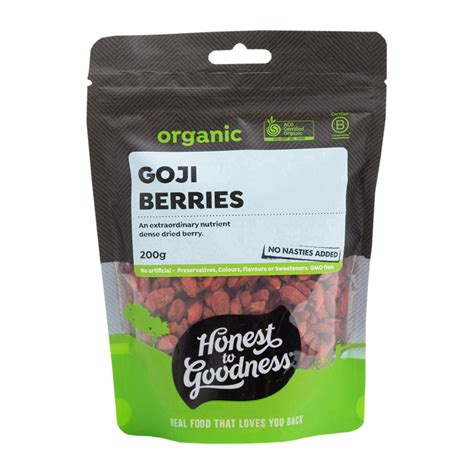 Organic Goji Berries 200g Wholelife