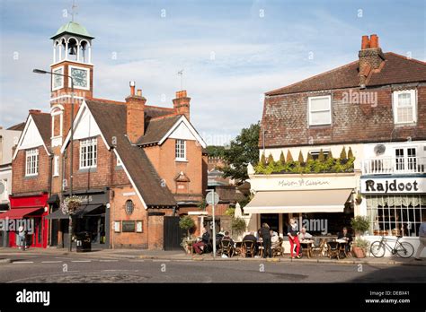 Wimbledon Village In The London Borough Of Merton Stock Photo Alamy