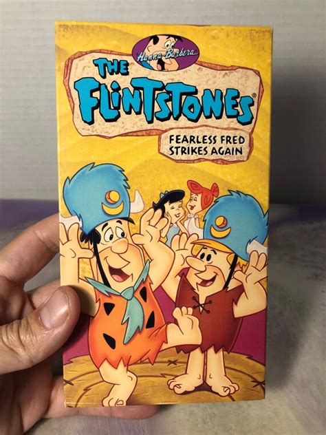 Vintage The Flintstones Fearless Fred Strikes Again Vhs Etsy