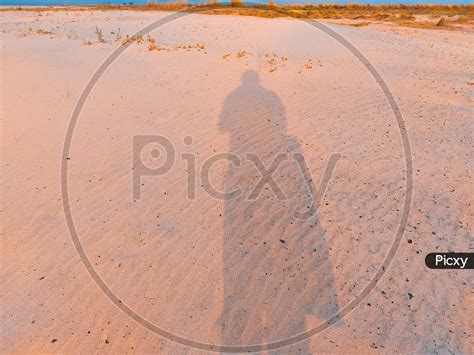 Image Of A Shadow In Sand Desert With Sky Background IF839585 Picxy