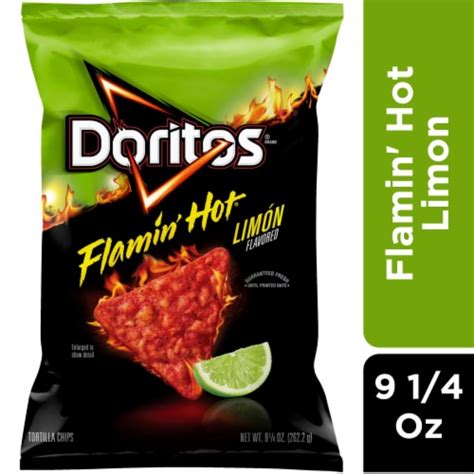 Doritos® Flamin Hot® Limon Flavored Tortilla Chips 925 Oz Food 4 Less