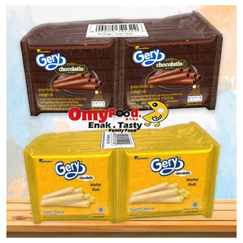 G X Pcs Gery Chocolatos Wafer Roll Dark Chocolate Sweet Cheese