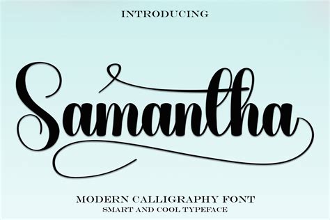 Samantha Font By Putrasyahreza00 · Creative Fabrica