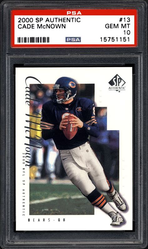 Football Cards 2000 Sp Authentic Images Psa Cardfacts®