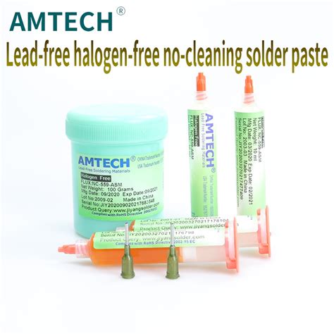 AMTECH Original Lead Free Halogen Free Environmentally Friendly Solder