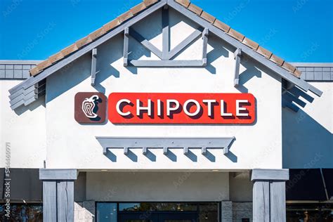 Chipotle Restaurant Entrance Sign Upland Chipotle Mexican Grill Ak