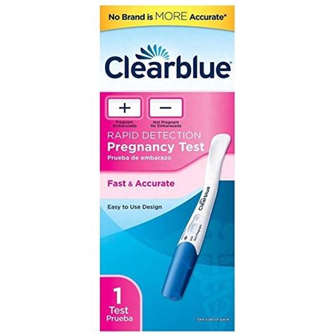 Clearblue Easy Fast And Accurate Rapid Detection Pregnancy Test 1 Ea Pack Of 2