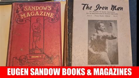 Sandows First Magazine And Charles Atlas Dynamic Tension Book Youtube