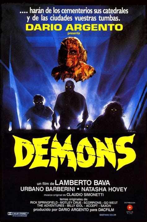 Demons 1985 Dir Lamberto Bava Fiore Argento Fabiola Toledo Stelio