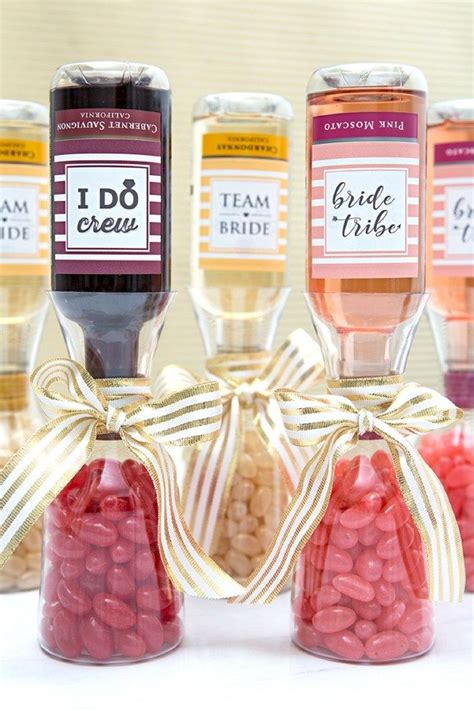 How Adorable Are These Diy Mini Wine Carafe Bridesmaid Ts Mini