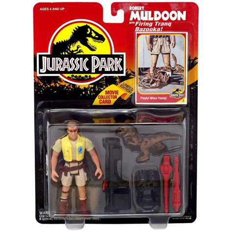 Jurassic Park Robert Muldoon Action Figure Firing Tranq Bazooka