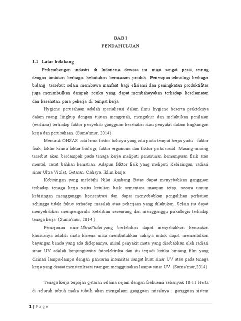 Hygiene Industri Pdf