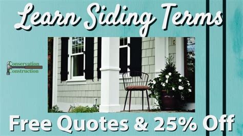 Learn Siding Terms Conservation Construction