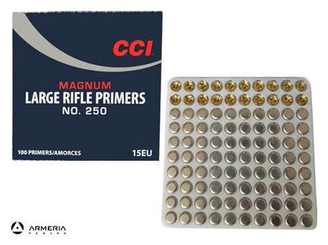 Inneschi Cci Magnum Large Rifle Primers N 250 100pz Armeria Pesaro