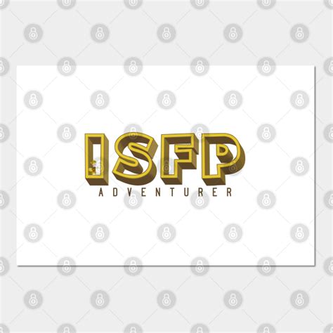 Isfp Adventurer Mbti Isfp Posters And Art Prints Teepublic