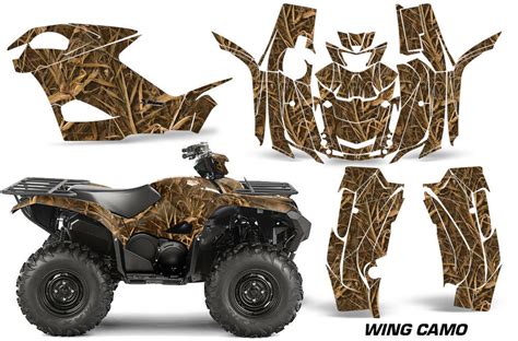 Atv Graphics Kit Quad Decal Wrap For Yamaha Grizzly