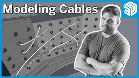 What Is The Best Way To Design This Contorted Cable Sketchup Sketchup Community