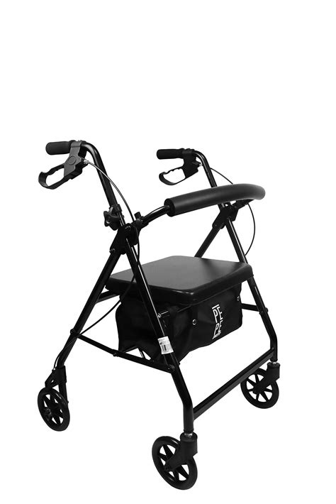 Buy Pepe Rollator Walker With Seat Mobility Walker With Bag Rollators 4 Wheel With Seat