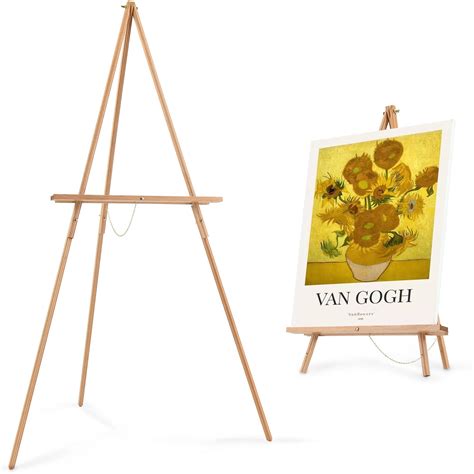 Buy MEEDEN 64 Solid Beech Wood Display Easel Wooden Tripod Floor