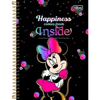 Caderno Connect Esp Univ Cd X Fls Minnie Tilibra Papelarissa