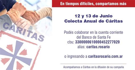 C Ritas Argentina Lanza Su Tradicional Colecta Anual En Tiempos