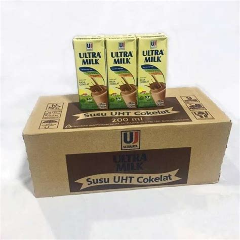 Jual Susu Ultra 200 Ml 1 Dus Isi 24 Shopee Indonesia