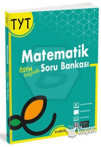 2022 TYT Matematik Soru Bankası Endemik Yayınları 9786257430111