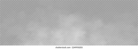 White Fog Texture Isolated On Transparent Stock Vector Royalty Free