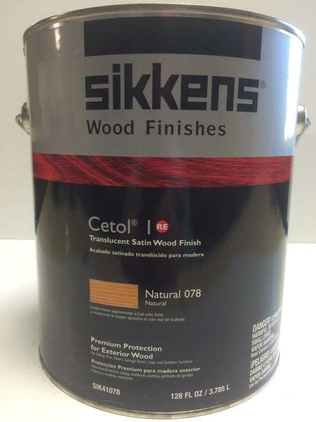 Sikkens Proluxe Cetol 1 078 Natural Exterior Stain Gallon Epic Paint