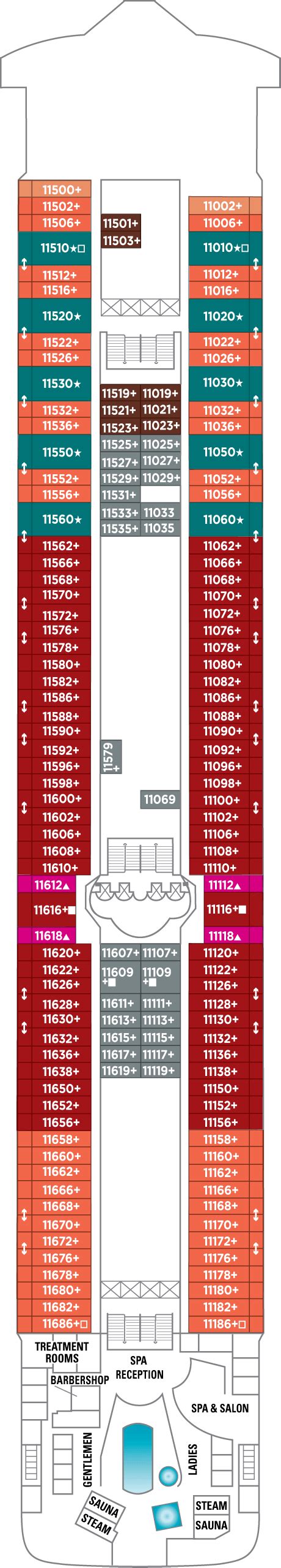 Norwegian Dawn Deck Plans | CruiseInd