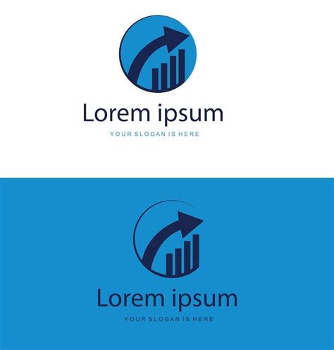 Diseño de logotipo de contabilidad creativa y profesional Vector Premium