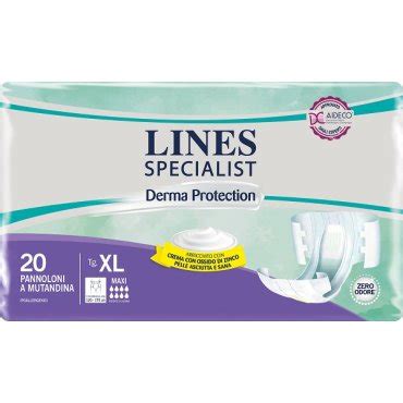 Pannolone A Mutandina Lines Specialist Derma Maxi Xl Pezzi Fater Spa