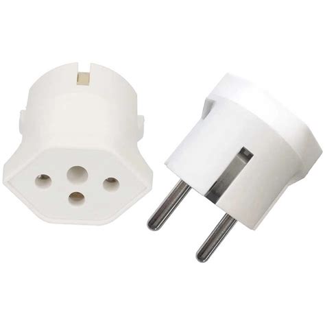 Fixadapter Schuko Typ Polig Weiss Kaufen Bei Obi