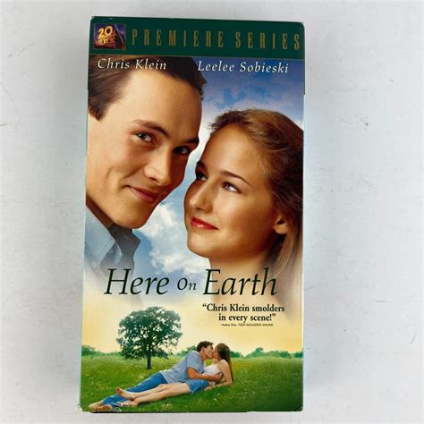 Here On Earth VHS Video Tape Chris Klein Leelee Sobieski Josh Hartnett