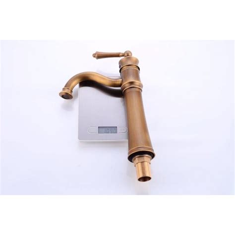 Luxury Basin Faucets Antique Copper Bathroom Faucet Mixer Vintage Hot And Cold Cock Wash Basin