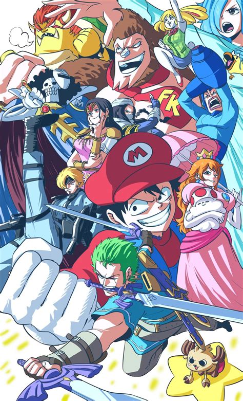 One Piece Mario Bros