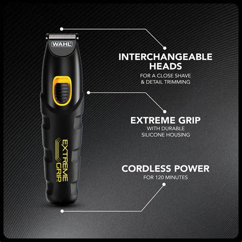 Extreme Grip In Multigroomer Beard Body Trimmer Wahl Uk