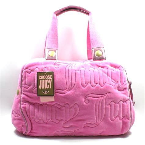 Juicy Couture HotHot Pink Daydreamer Velvet Satchel Bag YHRU0615