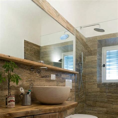 Inspirations Pour Une Salle De Bain En Travertin Et Bois Travertin Fr