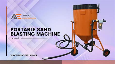 Best Portable Sand Blasting Machine P71000R Sandblaster Machine