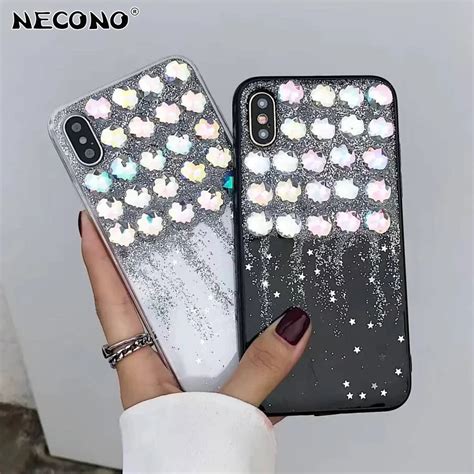 Necono New Luxury Rhinestone Artificial Diamond Phone Case For Iphone