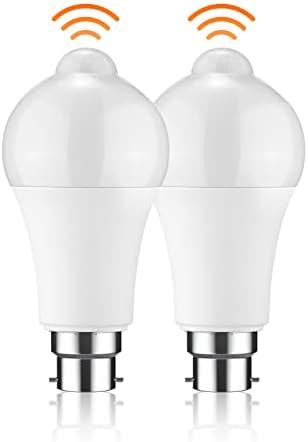 Ourleeme B Pir Motion Sensor Led Bulbs W Smart Bayonet Light Bulb