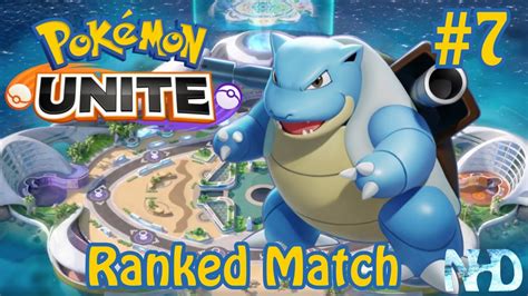 Let S Play Pokemon Unite Season Ranked Match Blastoise Youtube