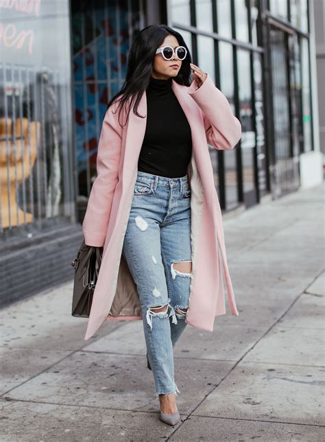 Ways To Wear Pink For Fall Sydne Style Fall Fashion Coats Pink