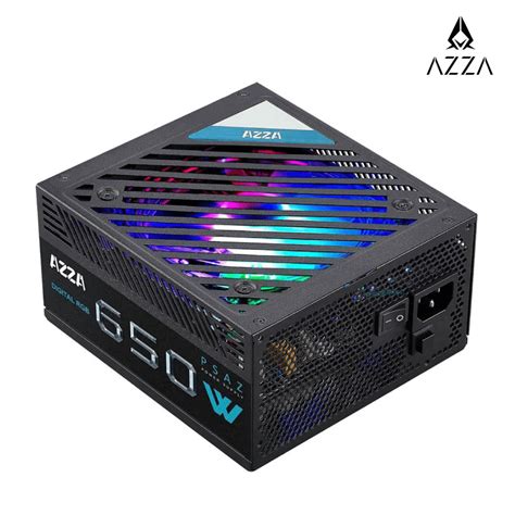 Fuente De Poder AZZA 650W 80 Plus Bronce PSAZ 650W ARGB Trescom