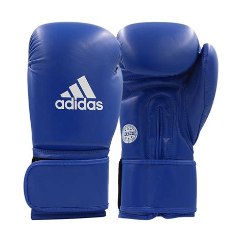 Luva Adidas WAKO Approved Kick Boxing Training Azul PU