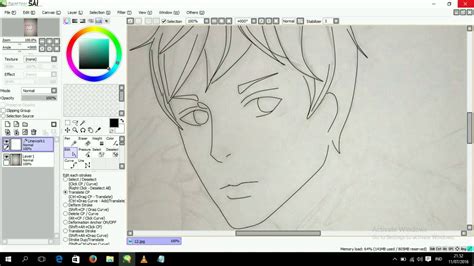 How To Draw In Paint Tool Sai Without Pen Tablet Indonesia Youtube